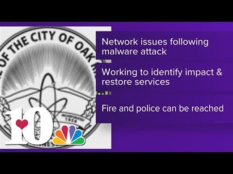 City of Oak Ridge hit with malware attack
