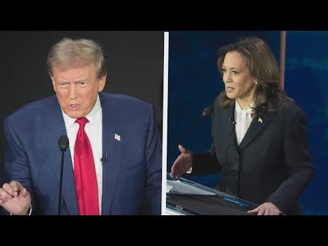 Recapping the 2024 Harris-Trump presidential debate performances