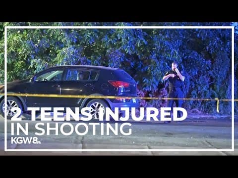 2 teens injured in shooting in Southeast Portland