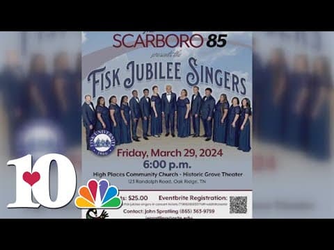Fisk Jubilee Singers to perform at Oak Ridge theater Friday