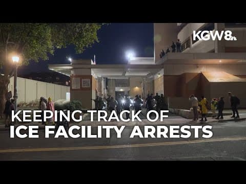Breaking down and tracking arrests at the Portland ICE facility