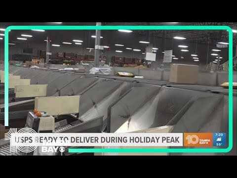 USPS prepares to deliver during holiday peak