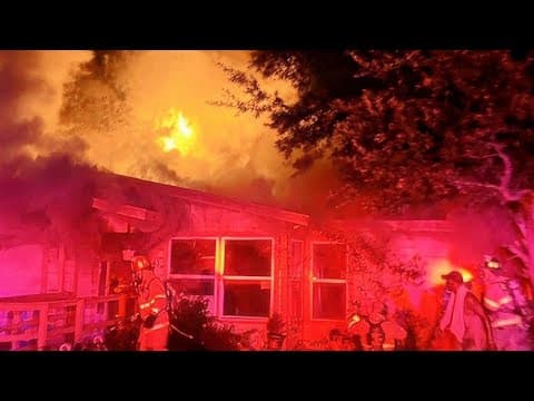 Elderly woman rescued from house fire by Fort Worth firefighters