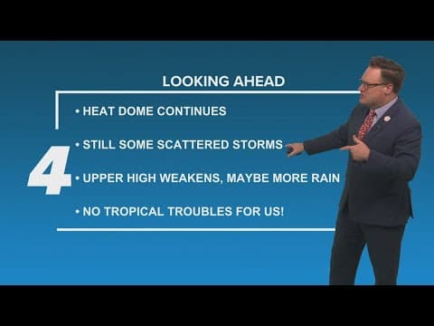 New Orleans Weather: The heat continues with scattered afternoon showers