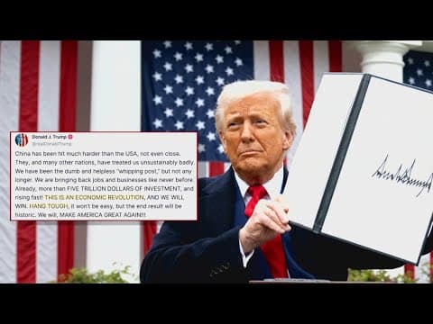 President Trump calls tariffs and 'economic revolution'