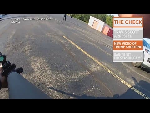 New bodycam footage from the assassination attempt against former President Donald Trump