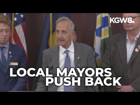 Portland-area mayors denounce troop deployment, ask president to reconsider