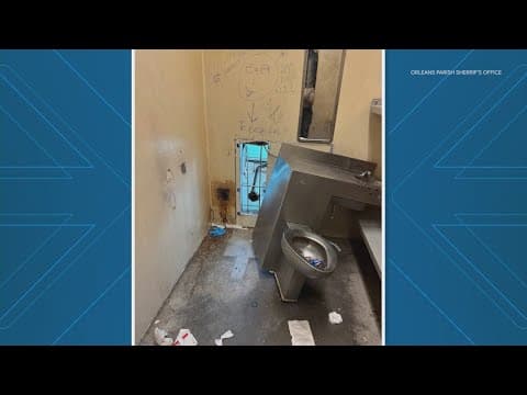 Manhunt continues for inmates who escaped Orleans Parish Jail