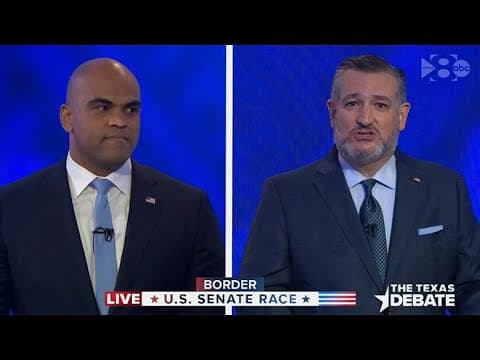 Who do Texans think won the Cruz-Allred debate?