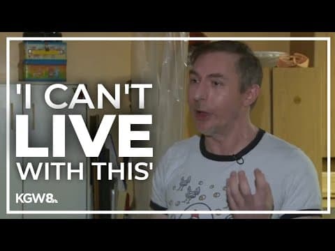 Southeast Portland man describes living under squatters