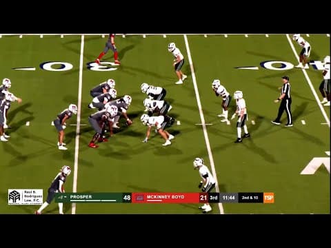 Prosper Eagles vs. McKinney Boyd Broncos highlights | September 19, 2025