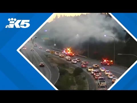 Hot and dry conditions lead to fires on Sunday