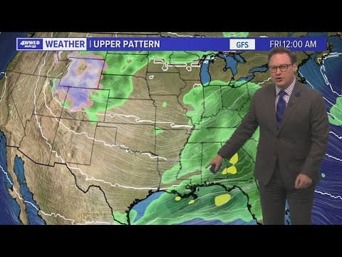 Weather: Active upper pattern means more rain chances