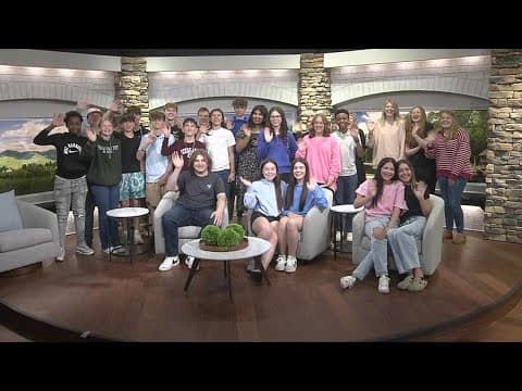 Carter Middle School's media class stopped by for a visit!