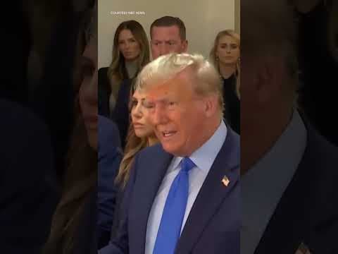 Former President Donald Trump appears in a New York courtroom for the start of a fraud trial.