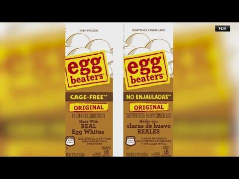 Egg substitute recalled because it could contain bleach