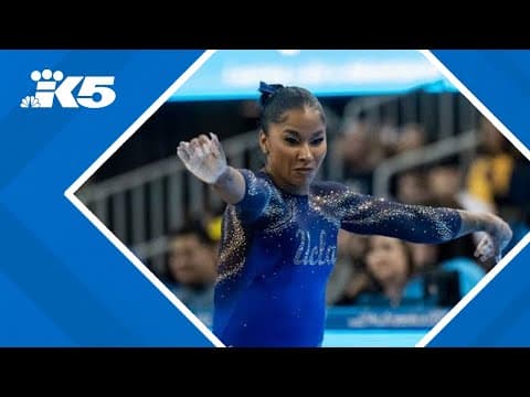 Fans pack UW gymnastics meet for Jordan Chiles and UCLA