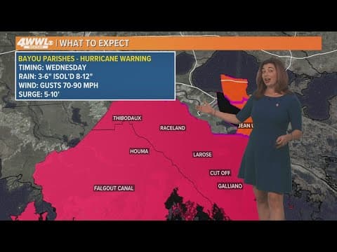 Hurricane Francine: Parish-by-Parish impact expectations
