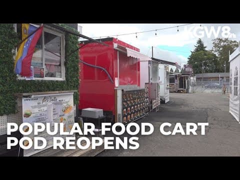 Southeast Portland food cart pod reopens after nearly two-year closure