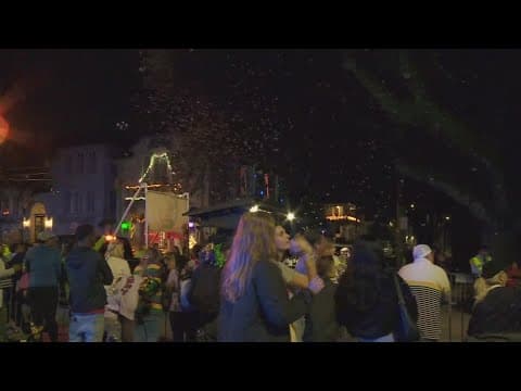 Crowds enjoy Krewe of Druids and Krewe of ALLA parades Uptown