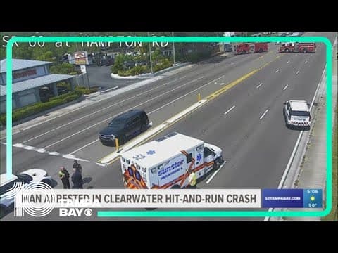 Man arrested for crashing into 80-year-old man on scooter, causing critical injuries, and driving of