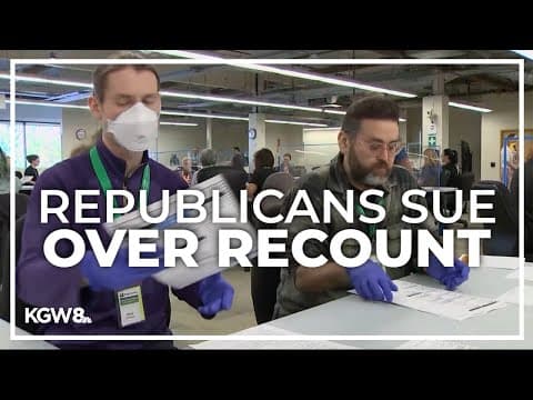 GOP sues Washington's King County over ballot recount