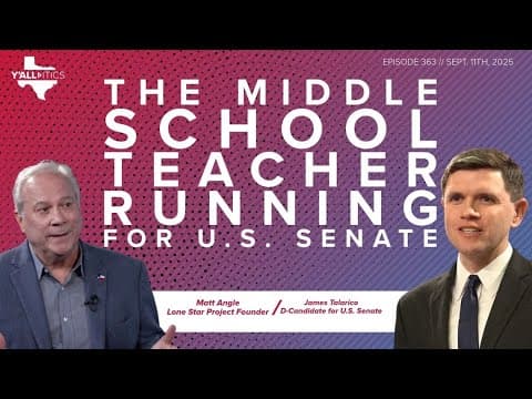 The Middle School Teacher Running for U.S. Senate | Y'all-itics: Sept. 16, 2025
