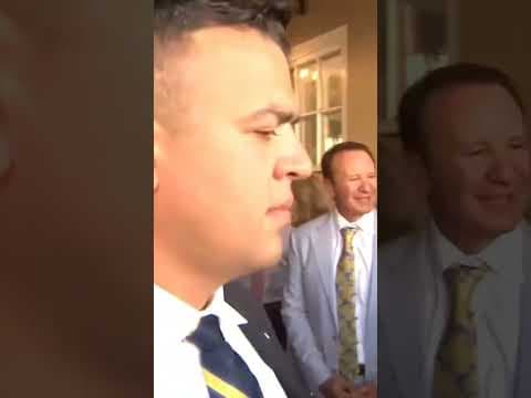 Former President Donald Trump visits historic Cafe du Monde in New Orleans