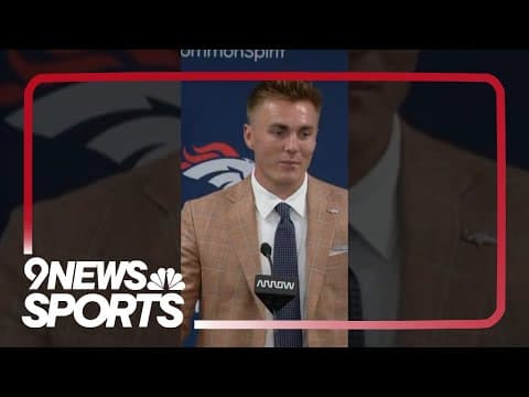 Bo Nix joins Broncos: Here are his first remarks in Denver