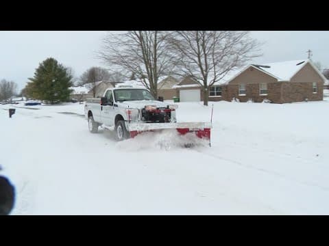 Update on road conditions Monday evening in Johnson County after winter snow storm