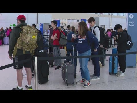 Airport delays disrupt busy Spring Break travel plans