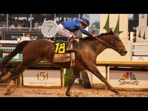Sovereignty outduels 3-1 favorite Journalism in stretch to win 151st Kentucky Derby in the slop