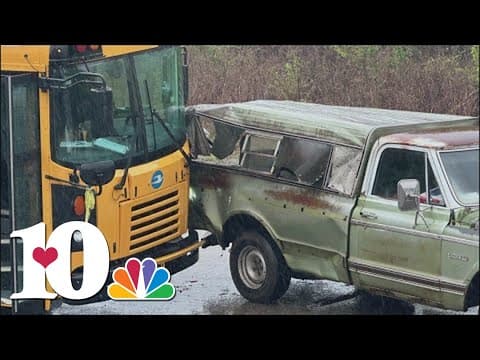 Knox County school bus involved in crash