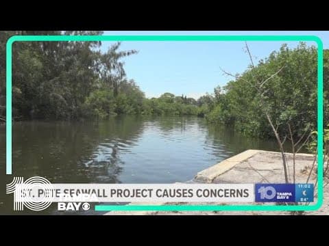 Seawall project in St. Petersburg raising concerns among some residents