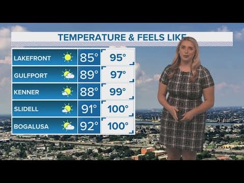 New Orleans Weather: Hot and mostly dry to end the summer season