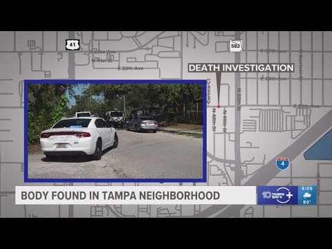 Man found dead in Tampa, investigation underway