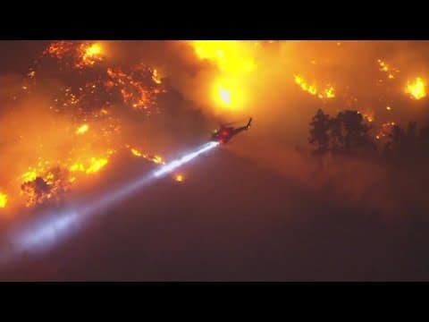 Los Angeles County wildfires continue to burn out of control