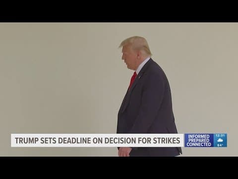 Israel and Iran launch strikes a week into their war, Trump sets deadline on deciding US involvement