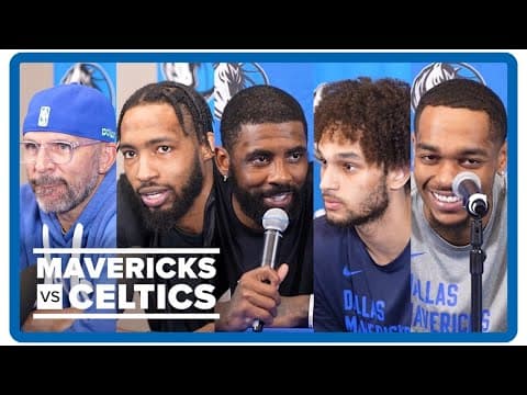 2024 NBA Finals | Dallas Mavericks practice interviews 6.3.24