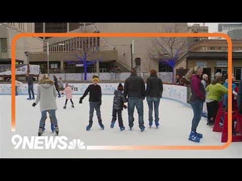 Ice rink opening in downtown Denver