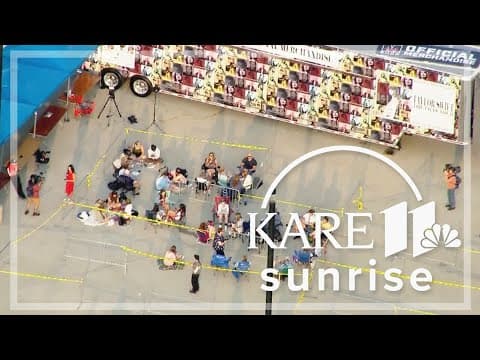 Swifties gather outside U.S. Bank Stadium ahead of Taylor Swift concert