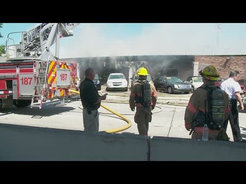 JPFD battles 3-alarm car lot fire in Metairie