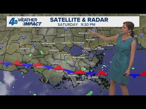 New Orleans Weather: Hot with lower chance of rain on Sunday