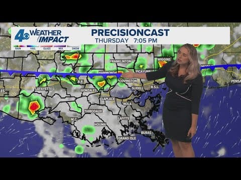 New Orleans Weather: Hot with scattered thunderstorms the next few days
