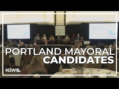 Portland mayoral candidates discuss addiction, drug crisis at forum