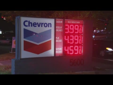 Chevron slashes gas prices in La Mesa for Thanksgiving travel