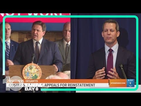 Warren vs DeSantis: Ousted state attorney appeals for reinstatement in US Court