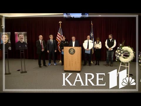 FULL NEWS CONFERENCE: Burnsville remembers fallen first responders