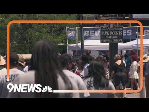 Juneteenth celebration held in Five Points