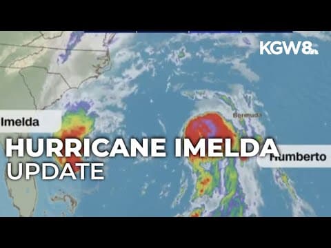 Hurricane Imelda strengthens into Category One hurricane, may peak as it reaches Bermuda